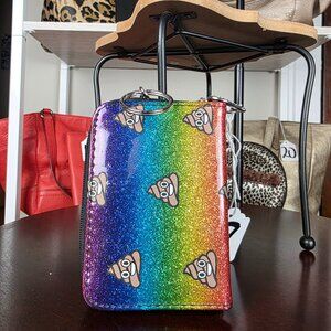 Rainbow Glitter Zipper Pouch/Wallet